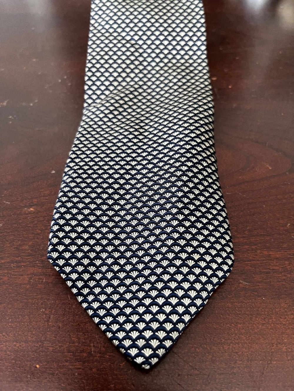 Raphael All Silk Geometric Pattern Mens Tie
